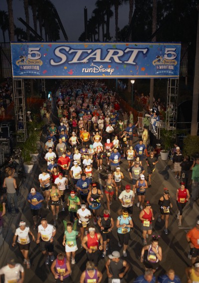 DL Half Marathon The Starting Line (W Norton/Disneyland)