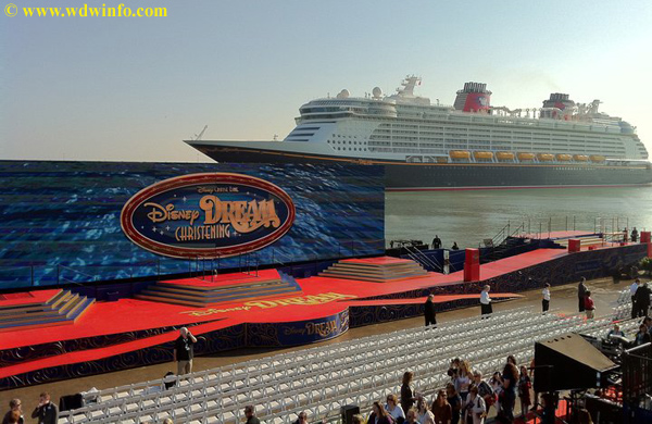 The Christening Ceremony and Cruise of the Disney Dream