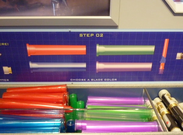 build your own lightsaber disney store