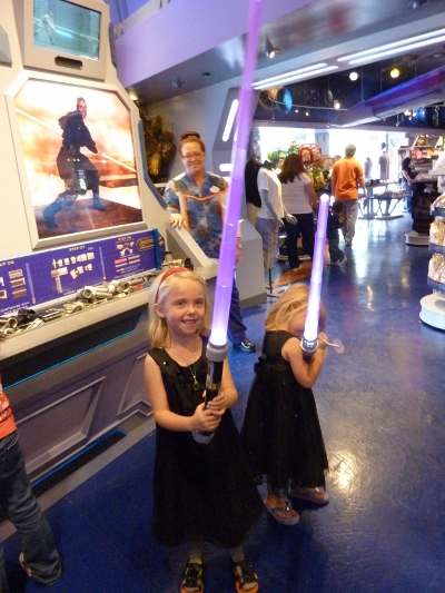build your own lightsaber disney store