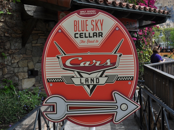 California Adventure’s Blue Sky Cellar: The Road to Cars Land