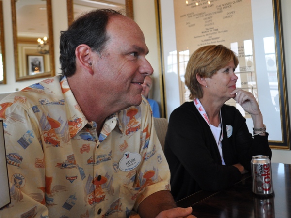 Imagineers Kevin Rafferty and Kathy Mangum chat about Cars Land