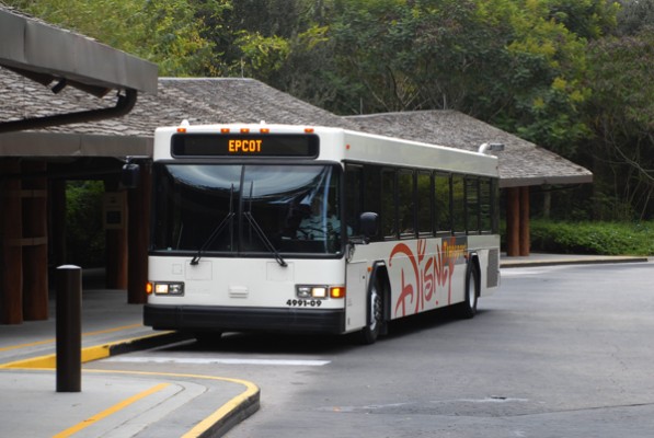 Disney Bus from Animal Kingdom Lodge to EPCOT